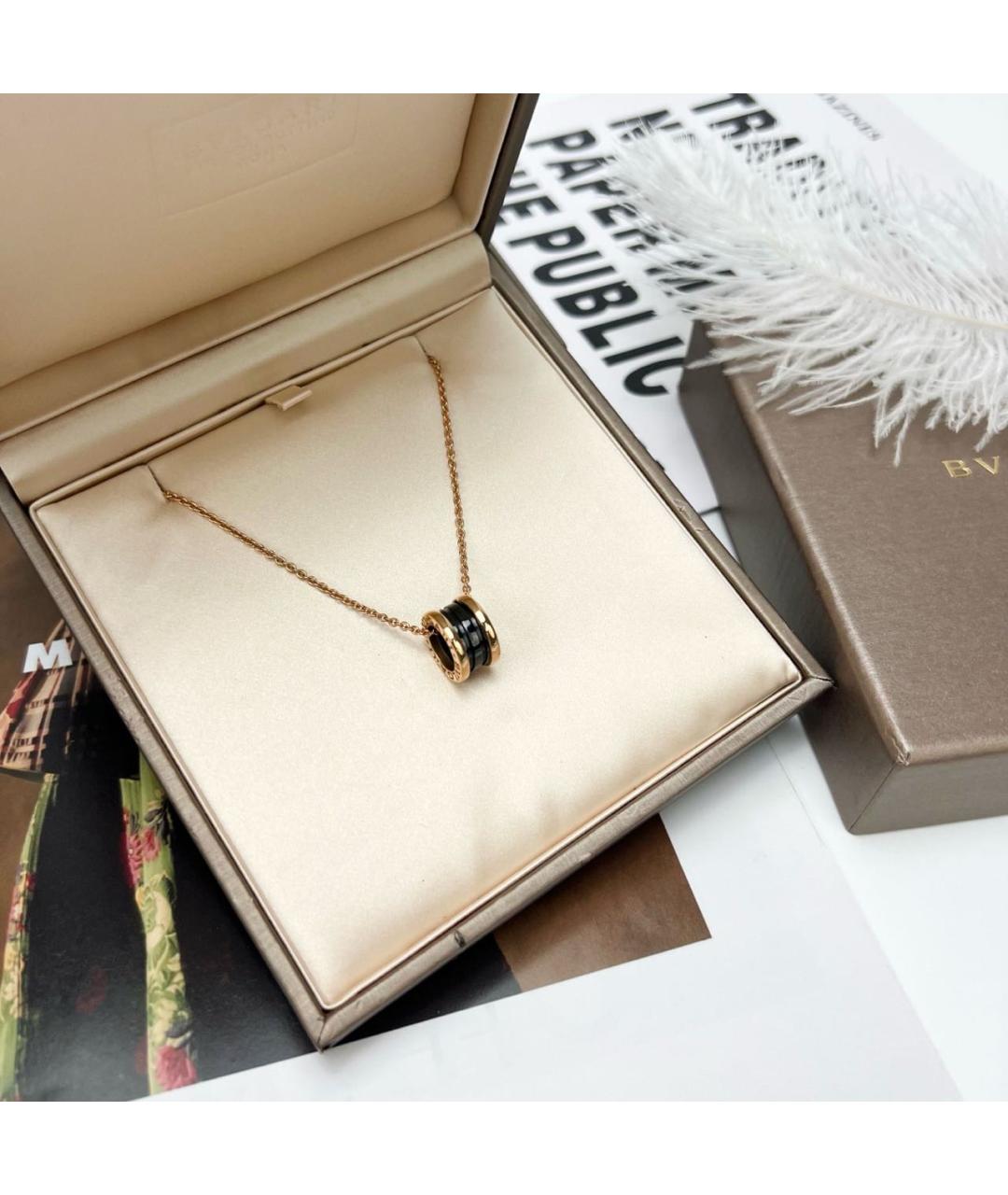 BVLGARI Золотое колье из розового золота, фото 5