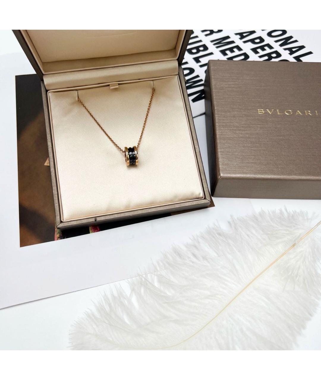 BVLGARI Золотое колье из розового золота, фото 6
