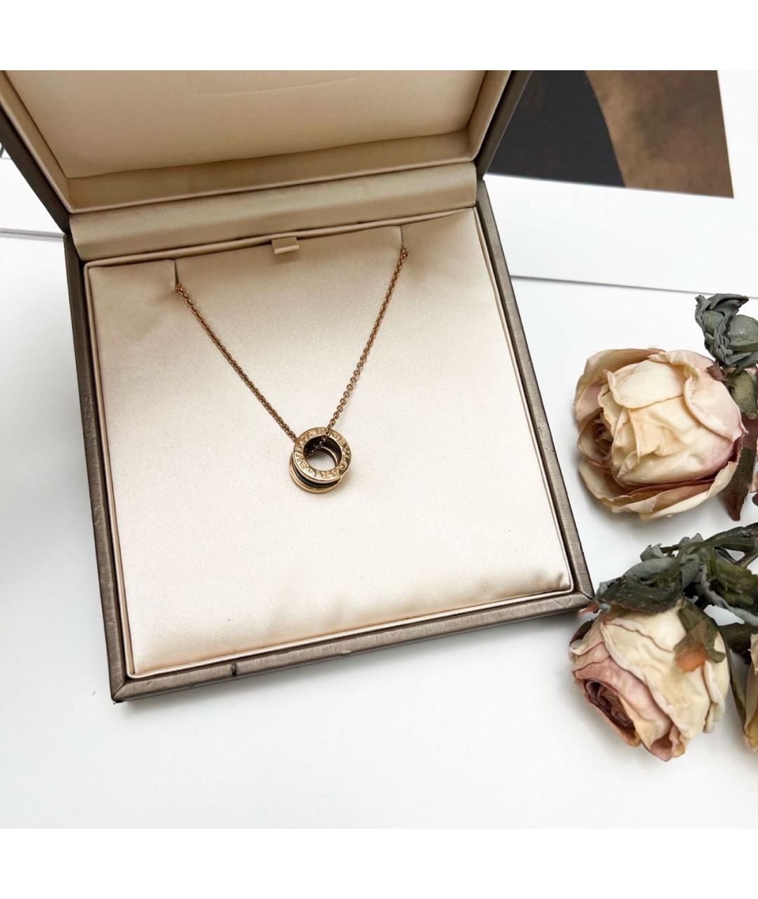 BVLGARI Золотое колье из розового золота, фото 3