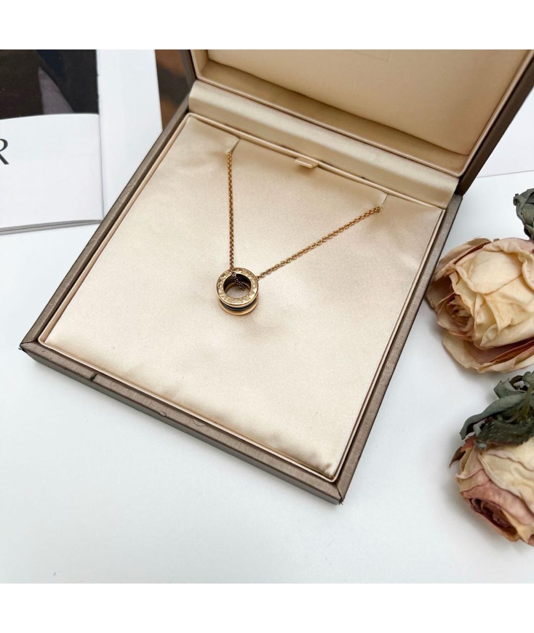 BVLGARI Золотое колье из розового золота, фото 4