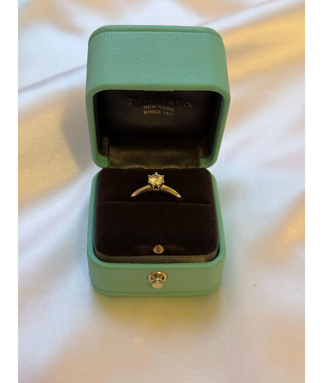 TIFFANY&CO Оранжевое платиновое кольцо, фото 5