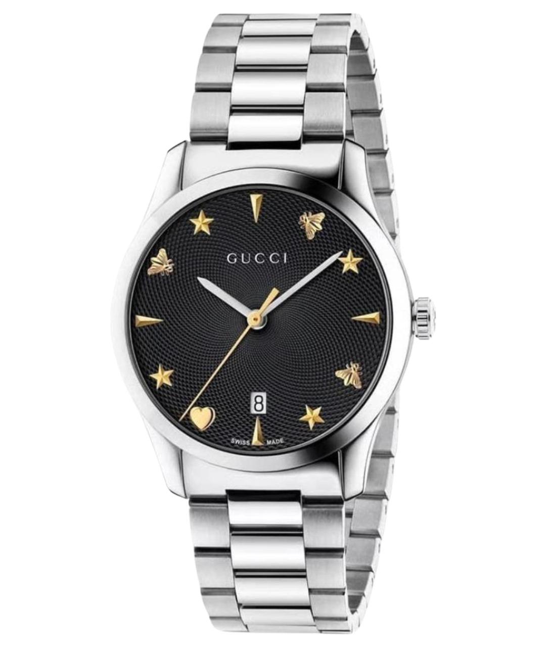 GUCCI Серебряные часы, фото 1
