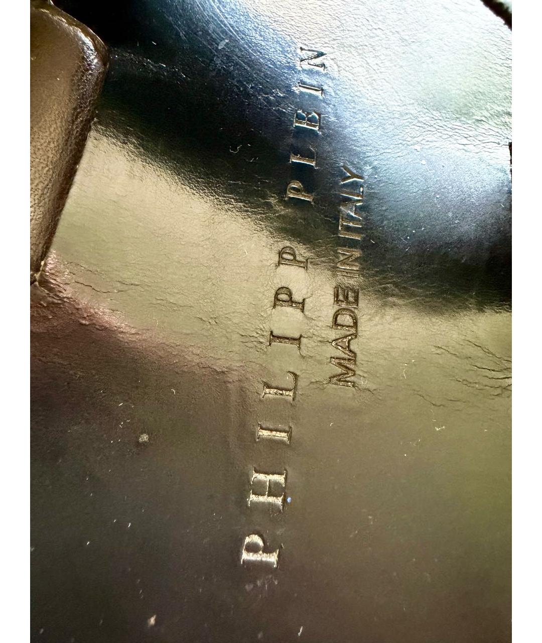 PHILIPP PLEIN Мульти кожаные сандалии, фото 7