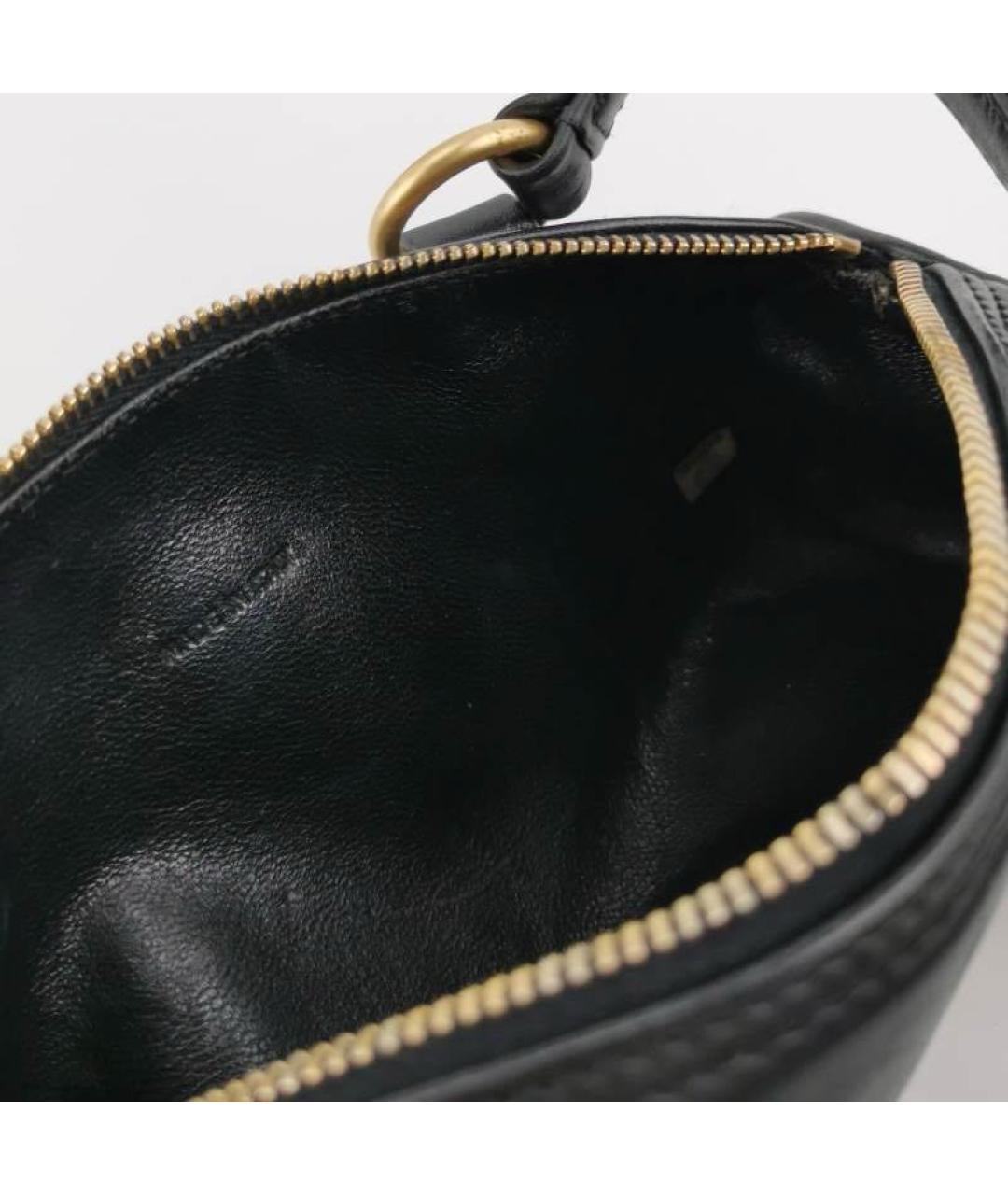 CHANEL Черная кожаная сумка через плечо, фото 4