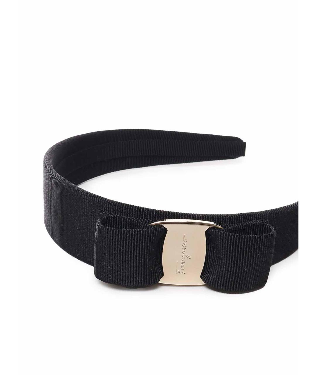 FERRAGAMO Черный ободок, фото 4