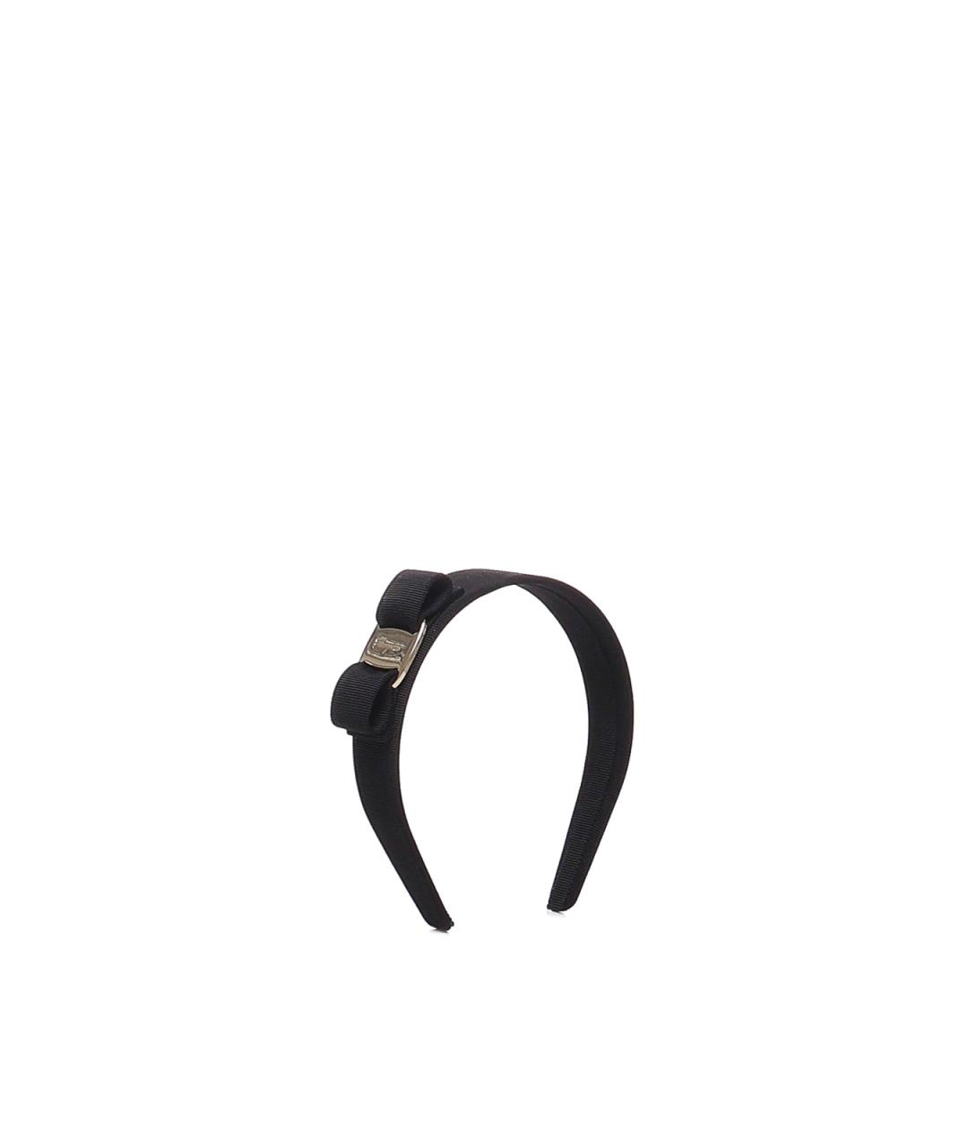 FERRAGAMO Черный ободок, фото 3