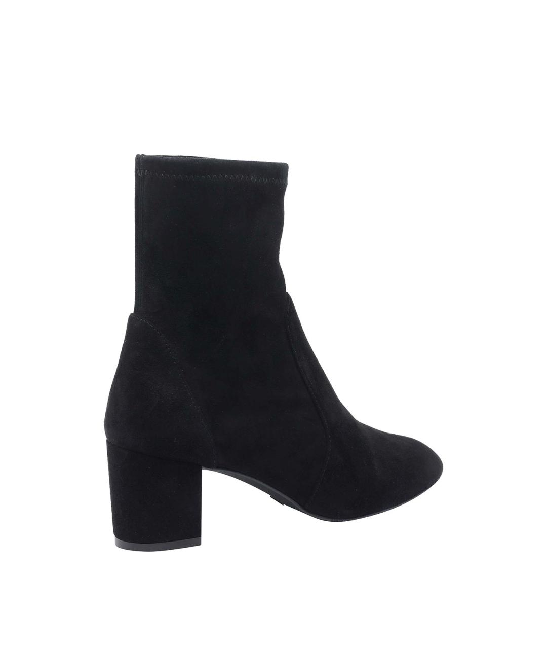 STUART WEITZMAN Черные замшевые ботильоны, фото 3