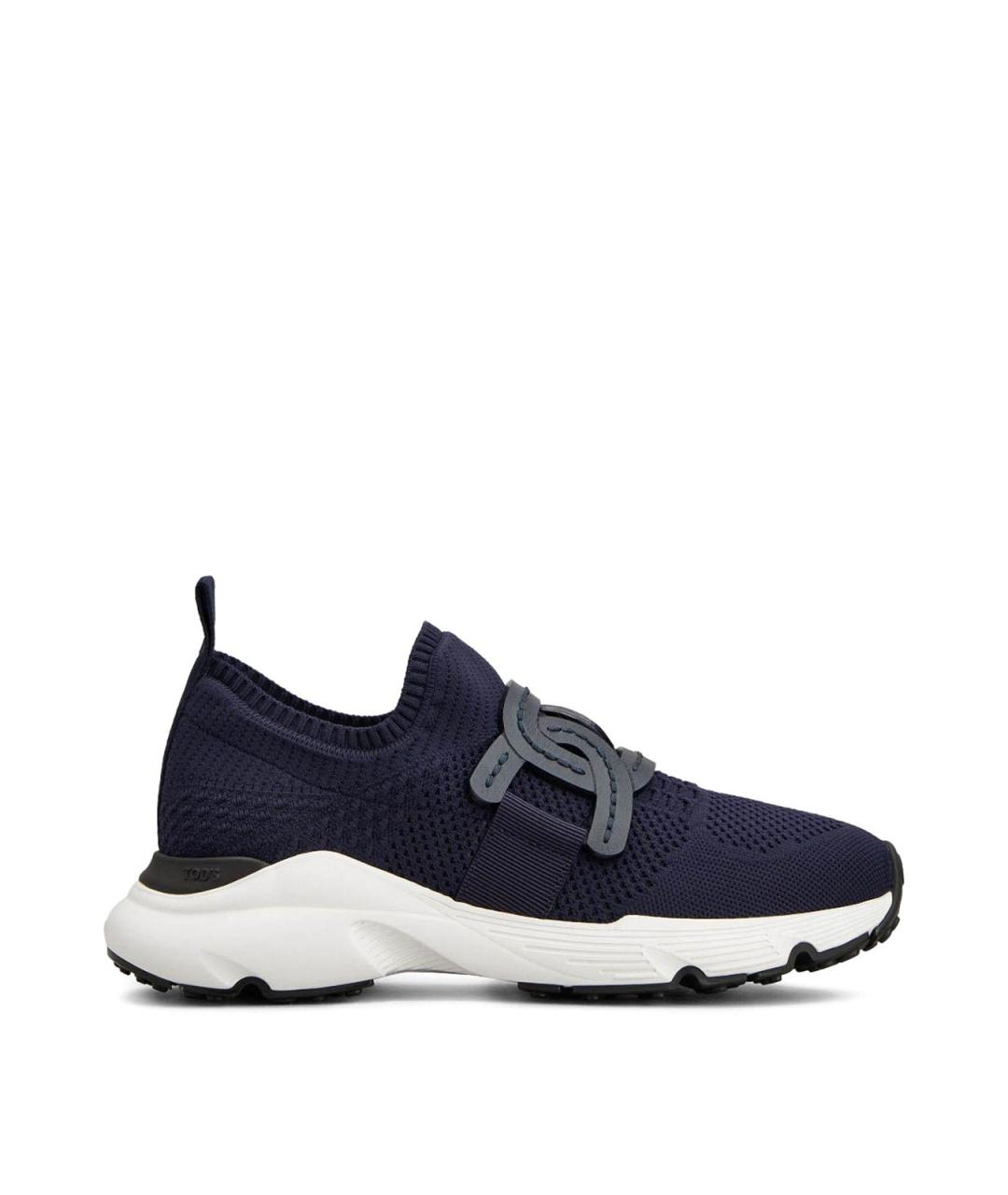 TOD'S Синие синтетические кроссовки, фото 1