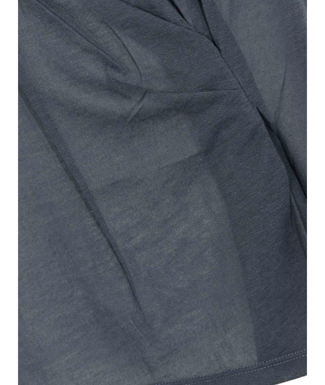 SEMICOUTURE Синяя хлопковая футболка, фото 3