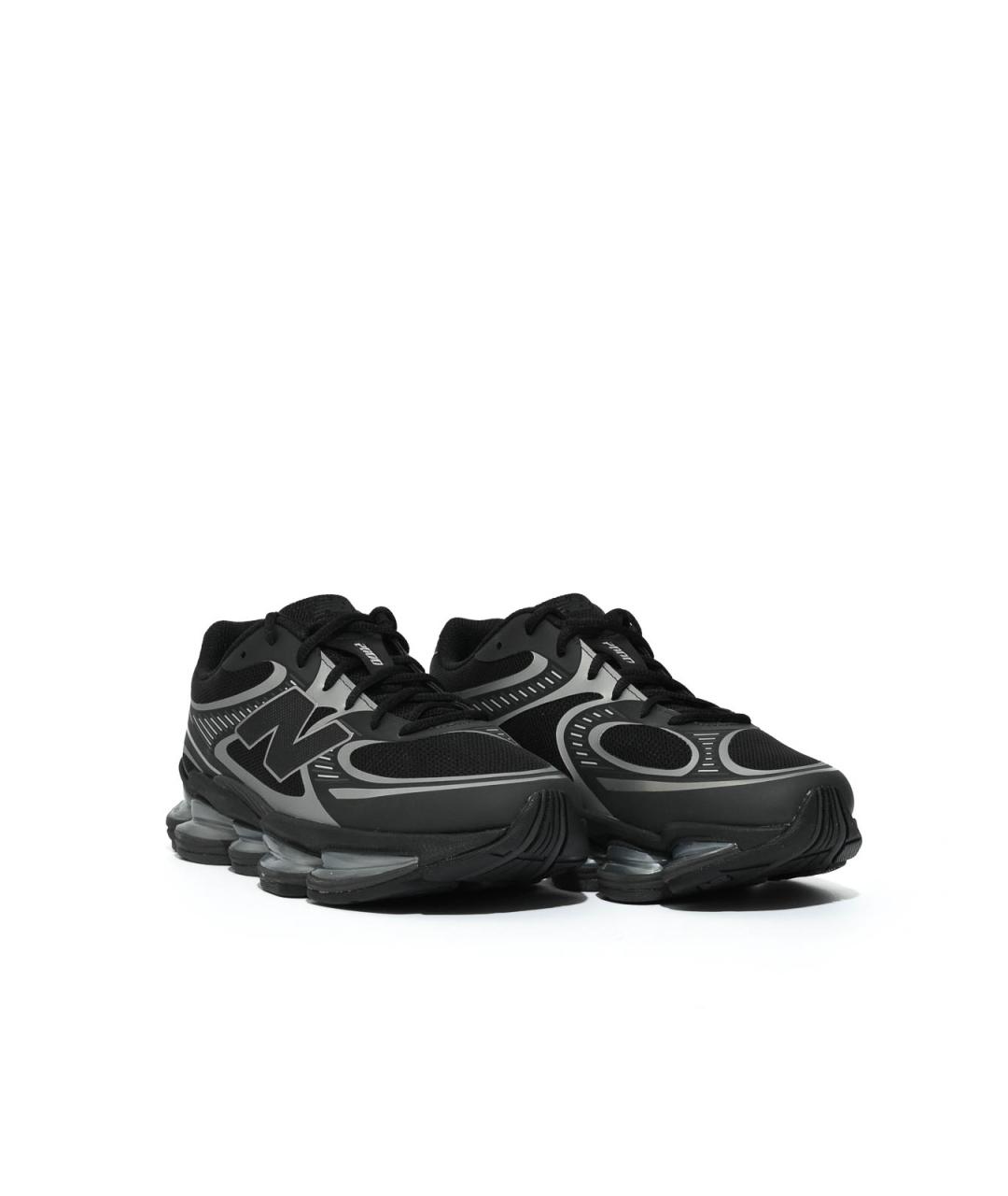 NEW BALANCE Черные текстильные низкие кроссовки / кеды, фото 4