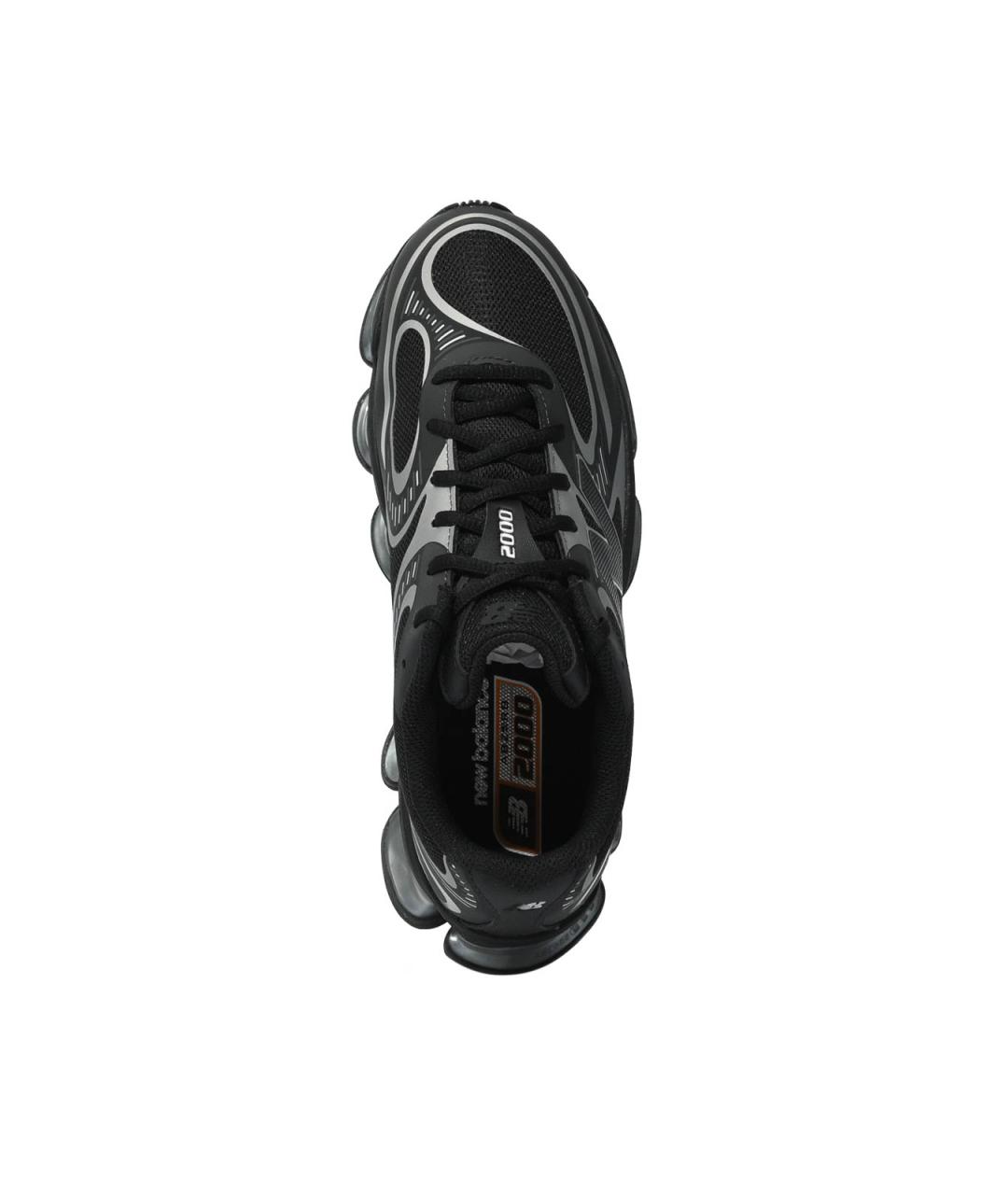 NEW BALANCE Черные текстильные низкие кроссовки / кеды, фото 3
