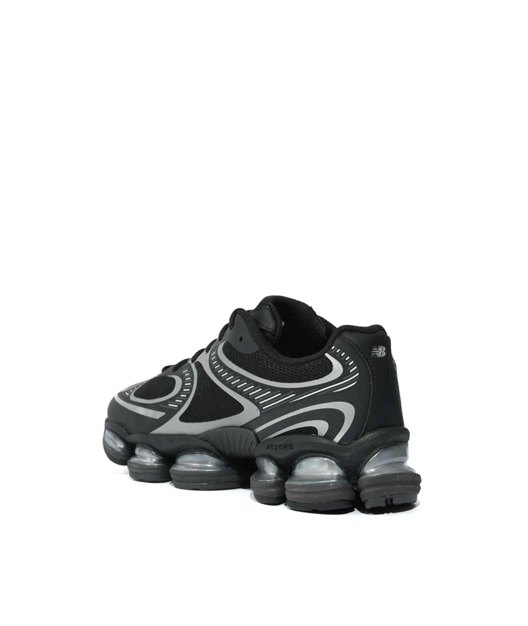 NEW BALANCE Черные текстильные низкие кроссовки / кеды, фото 2