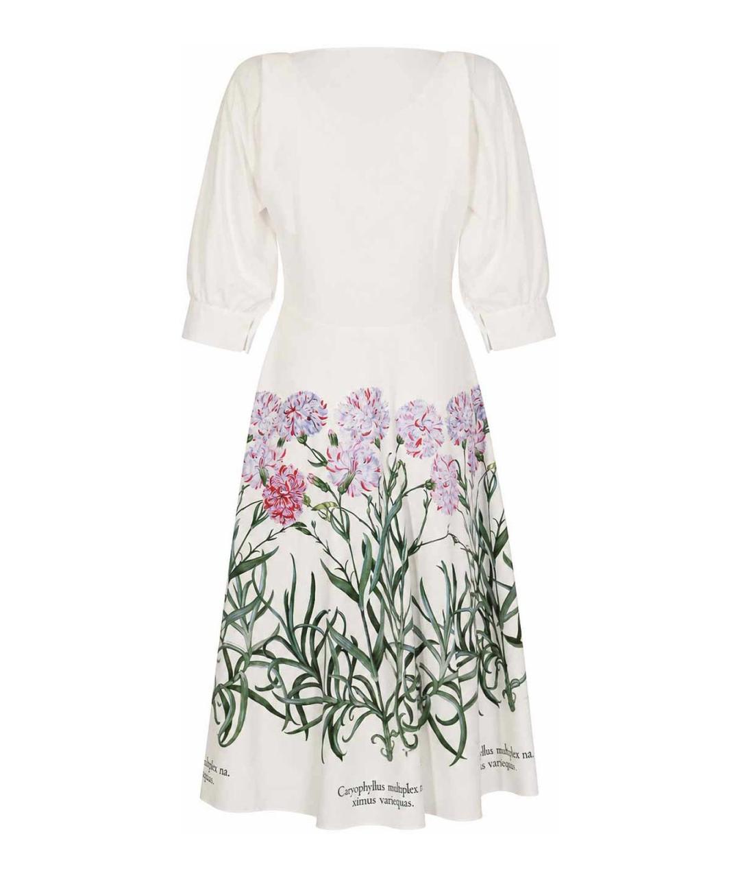 ALBERTA FERRETTI Мульти хлопковое повседневное платье, фото 2