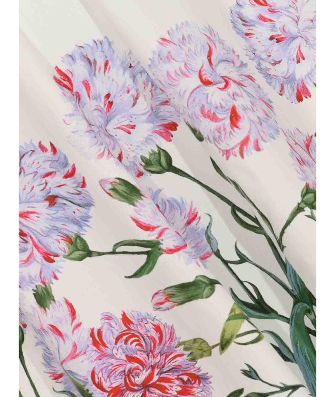 ALBERTA FERRETTI Мульти хлопковое повседневное платье, фото 3
