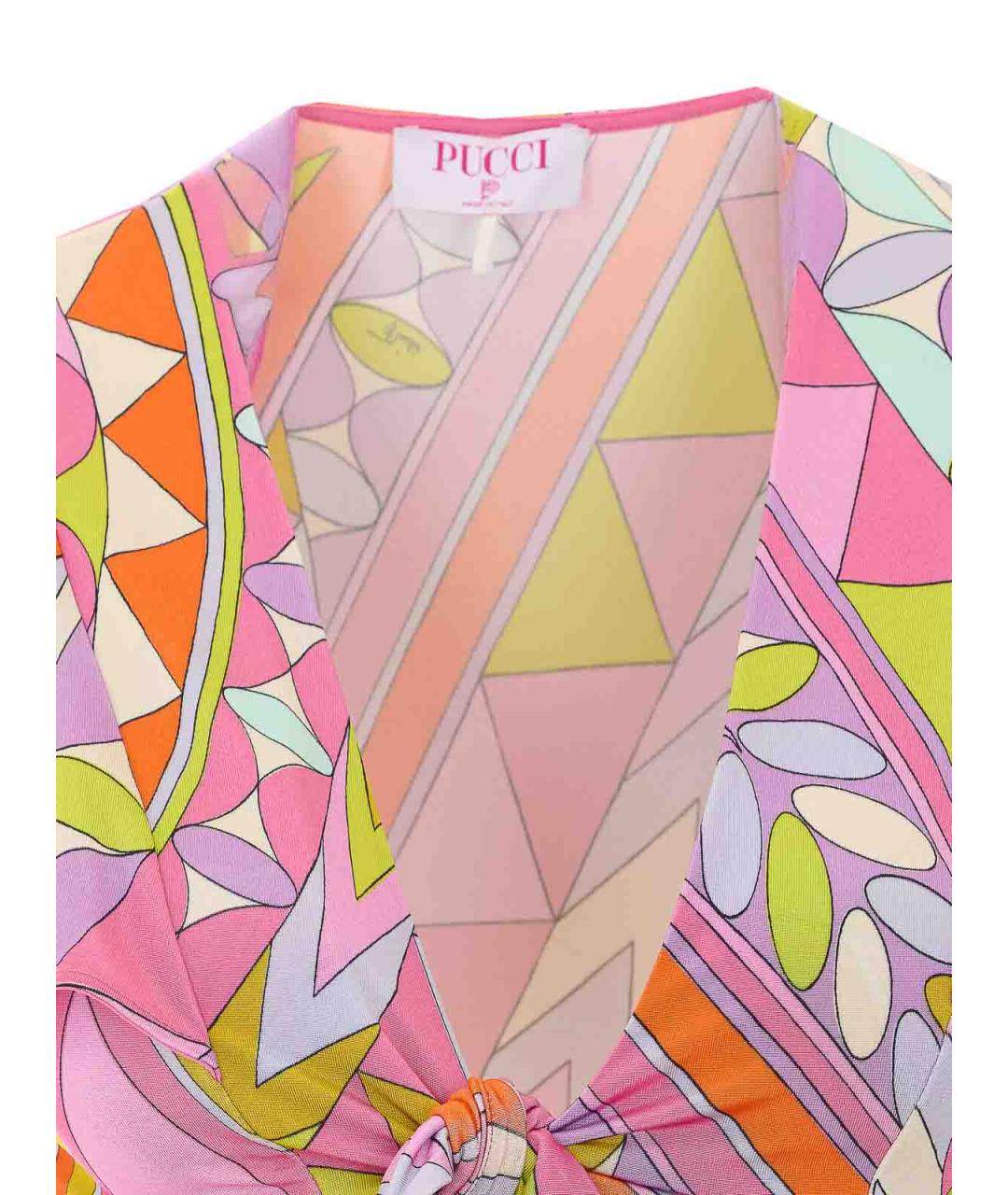 EMILIO PUCCI Мульти вискозная майка, фото 4
