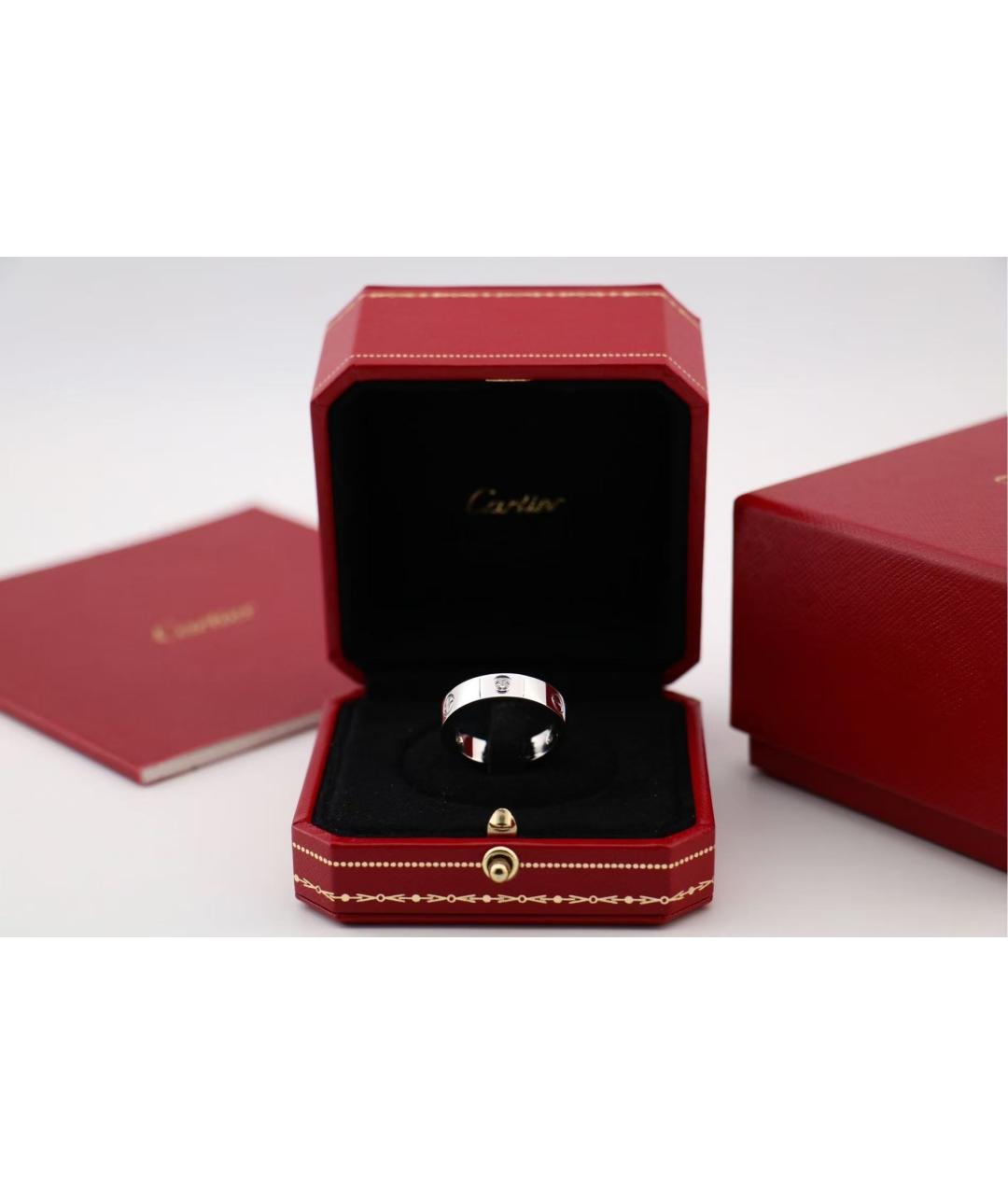 CARTIER Серебряное кольцо из белого золота, фото 2