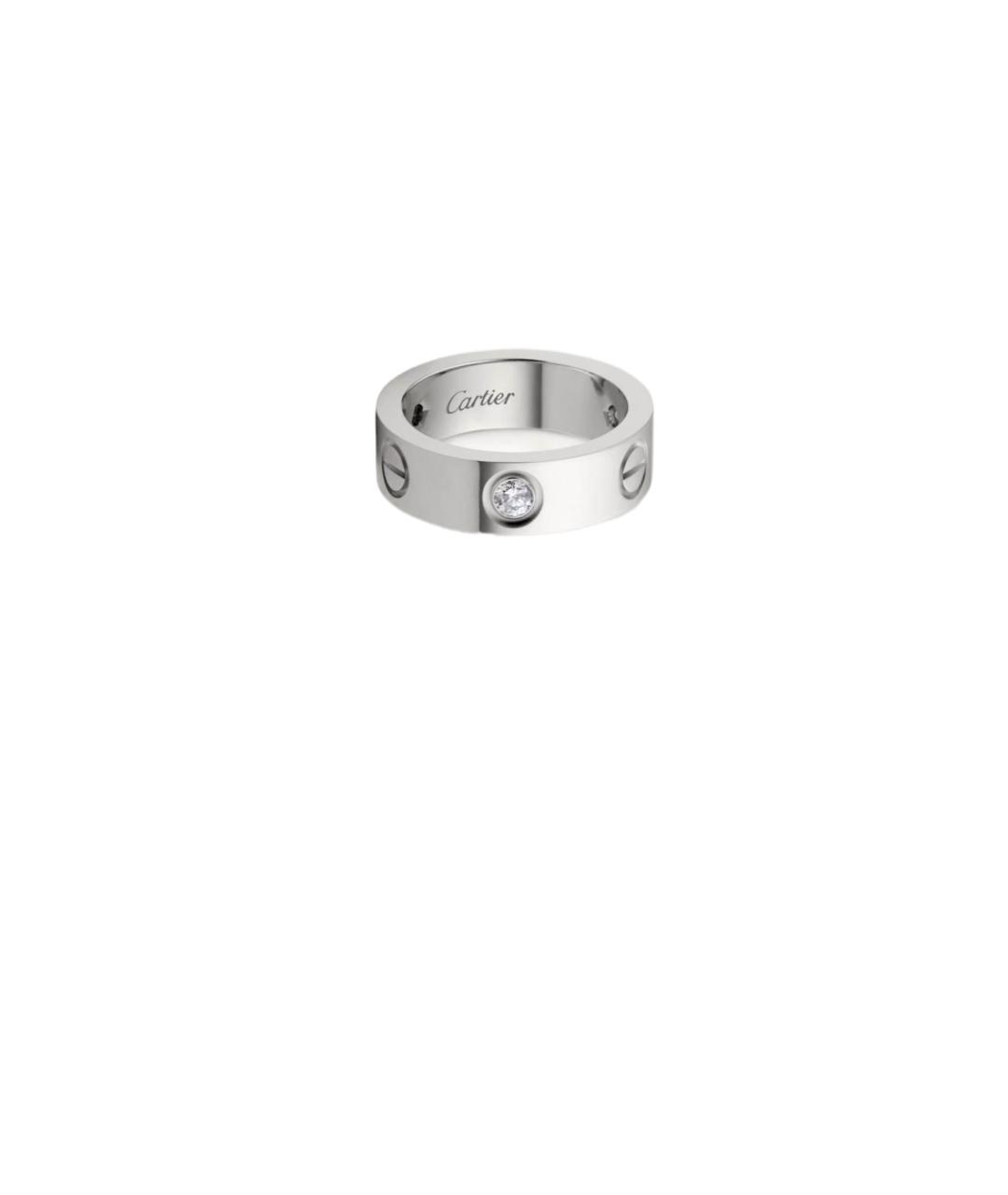 CARTIER Серебряное кольцо из белого золота, фото 5