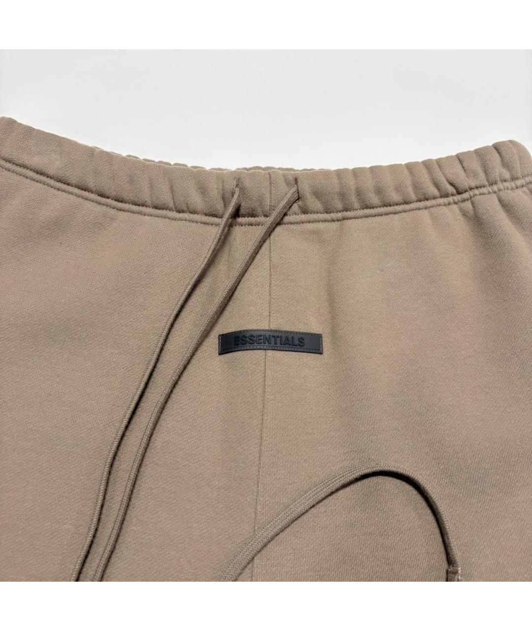 FEAR OF GOD ESSENTIALS Коричневые хлопковые шорты, фото 3
