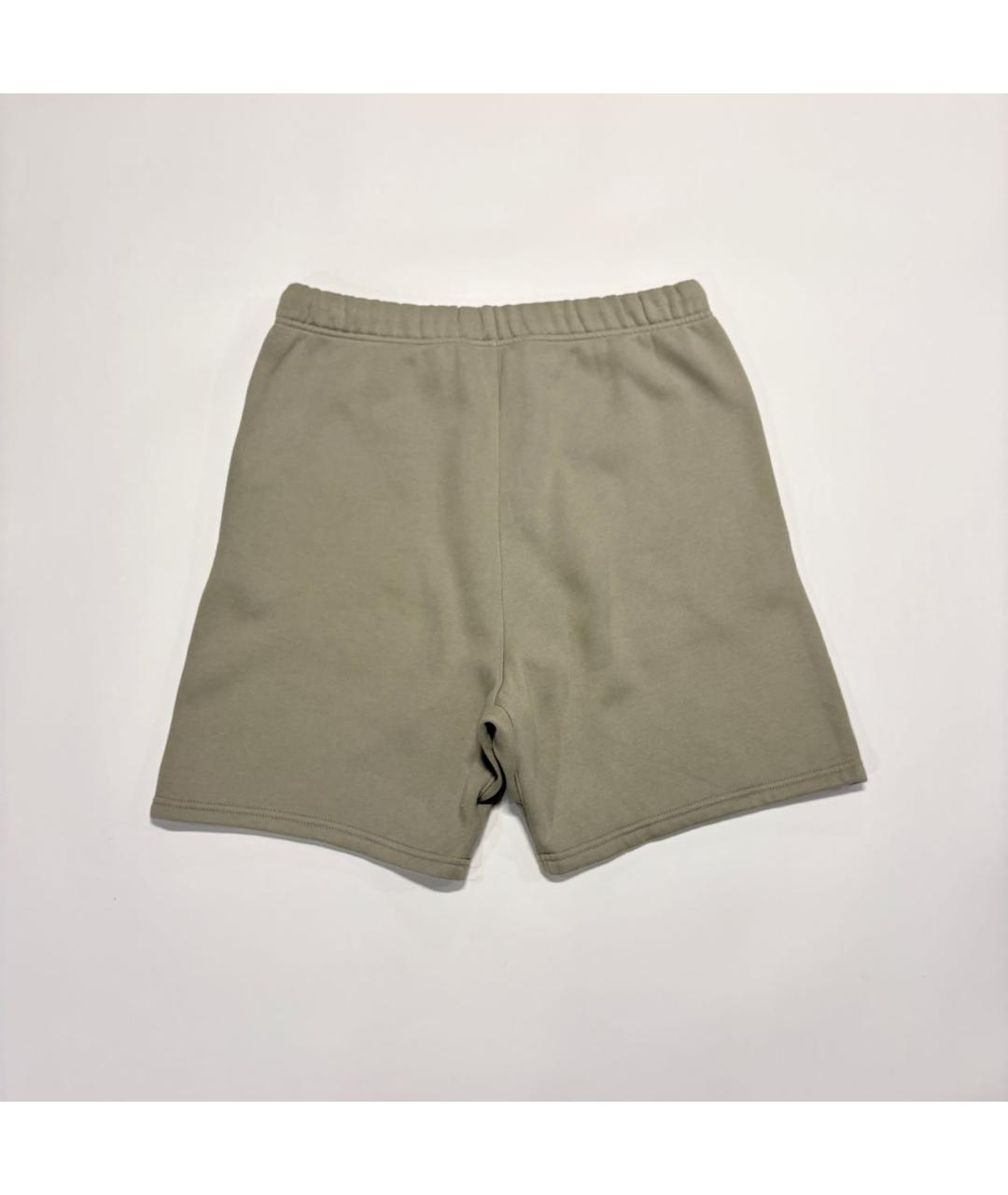 FEAR OF GOD ESSENTIALS Хаки хлопковые шорты, фото 4