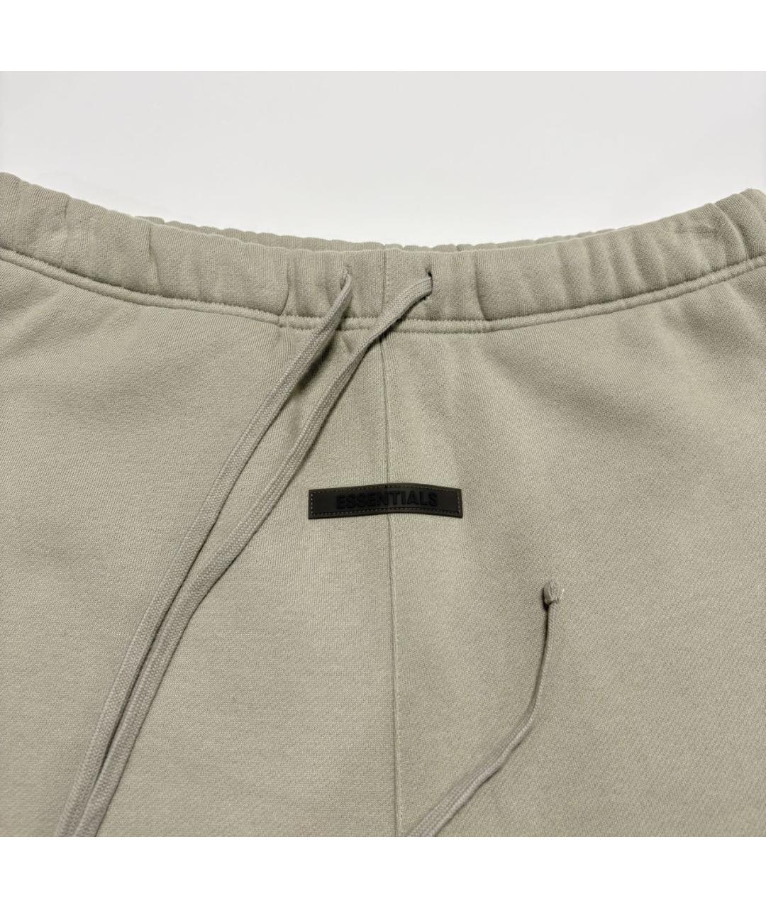 FEAR OF GOD ESSENTIALS Хаки хлопковые шорты, фото 3
