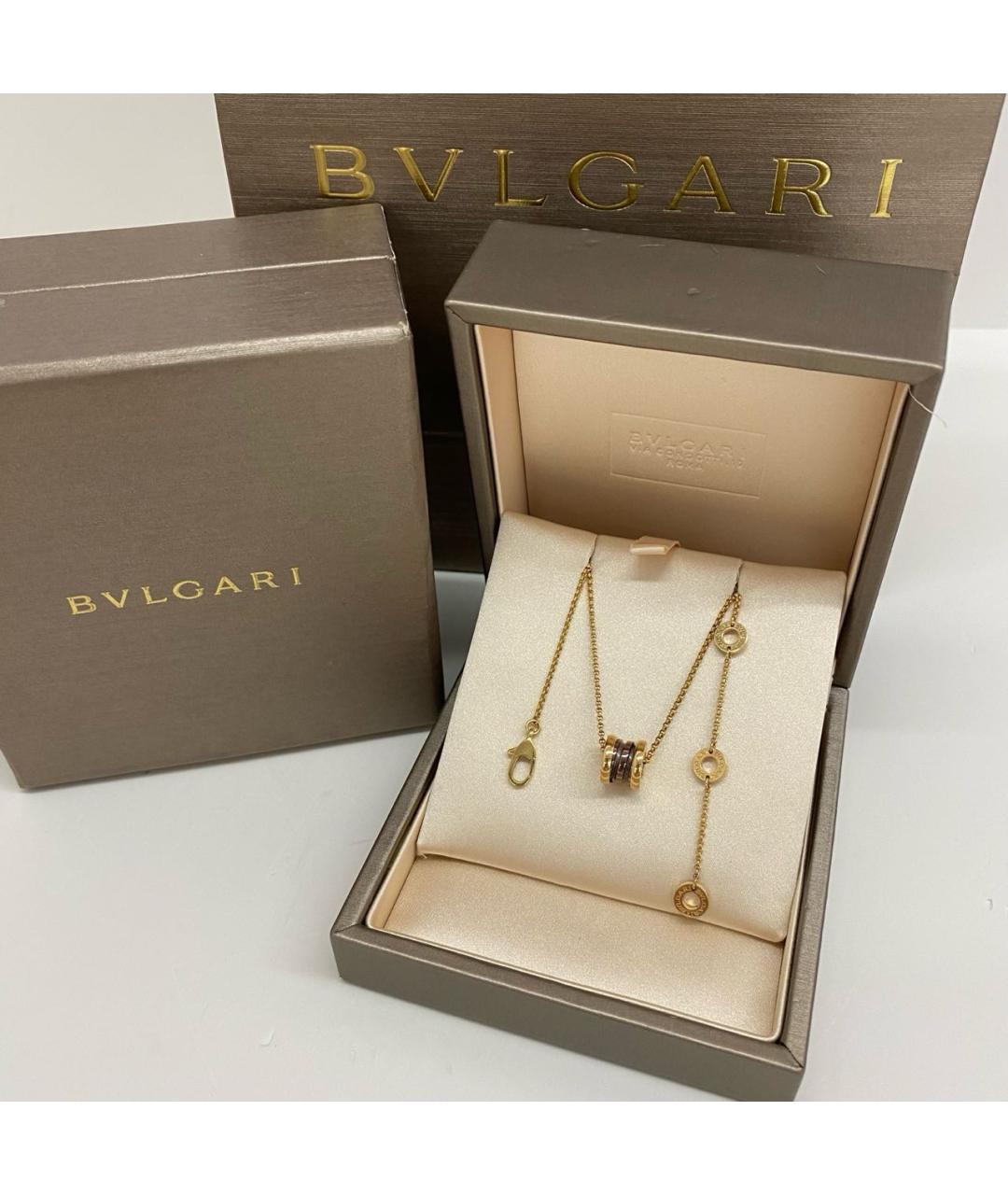 BVLGARI Золотое колье из розового золота, фото 3