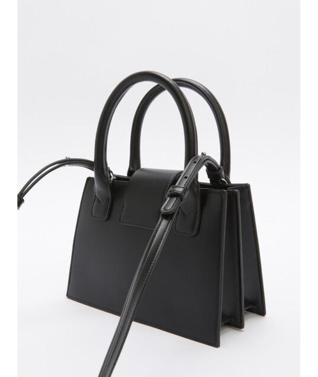 ARMANI EXCHANGE Черная сумка через плечо из искусственной кожи, фото 3