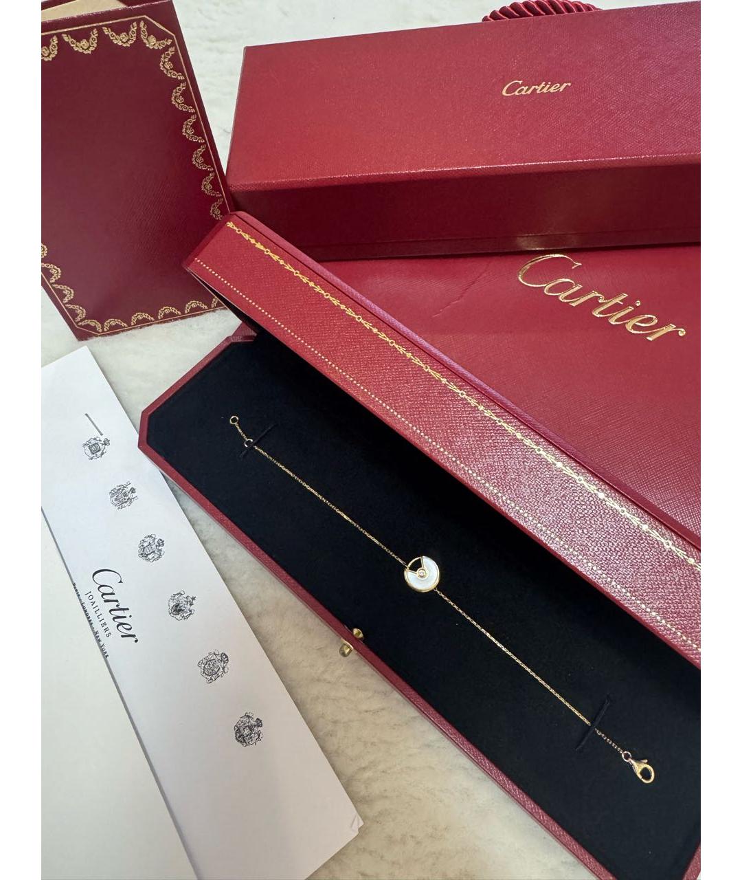CARTIER Желтый браслет из желтого золота, фото 2