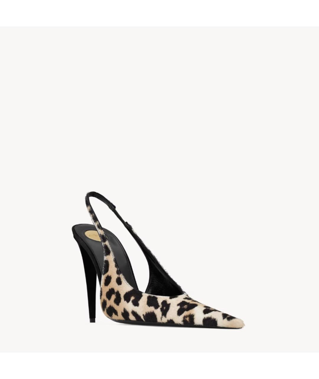 SAINT LAURENT Мульти босоножки, фото 3