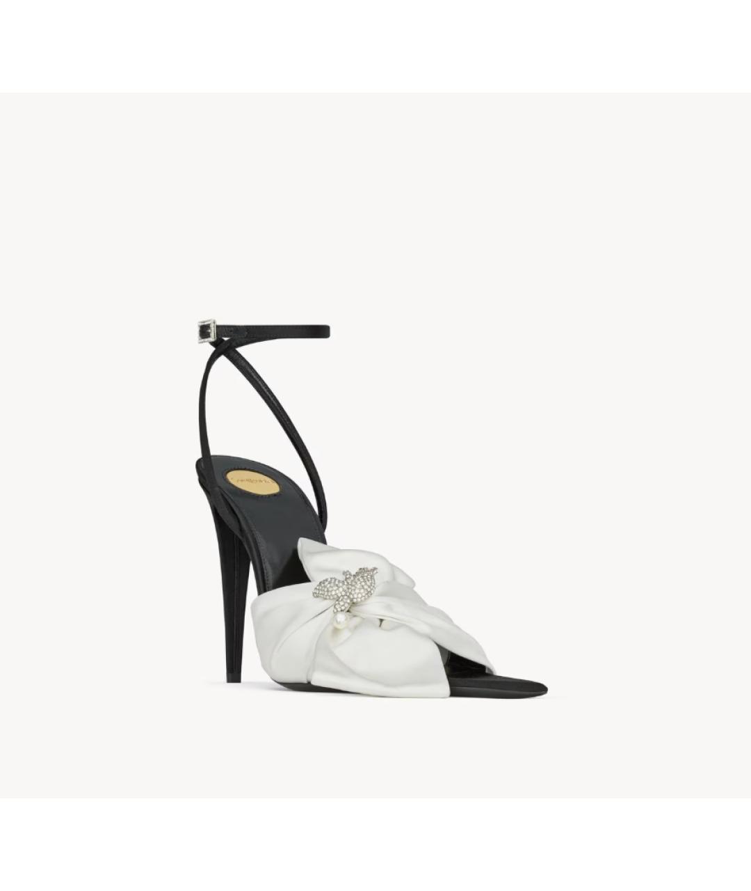 SAINT LAURENT Белые босоножки, фото 3