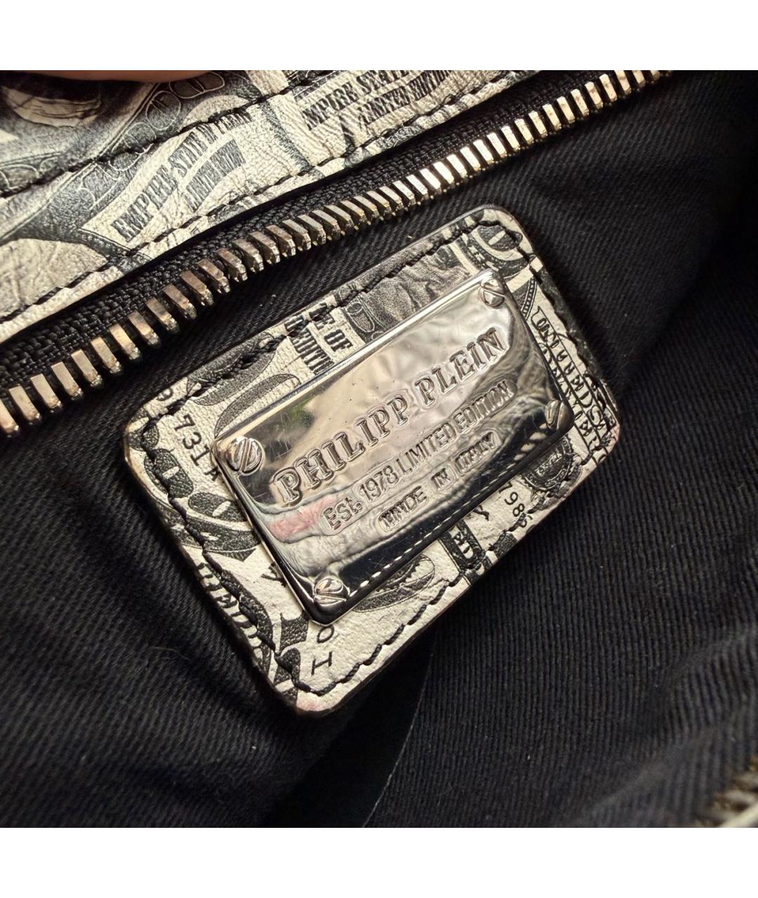 PHILIPP PLEIN Мульти кожаная сумка на плечо, фото 4