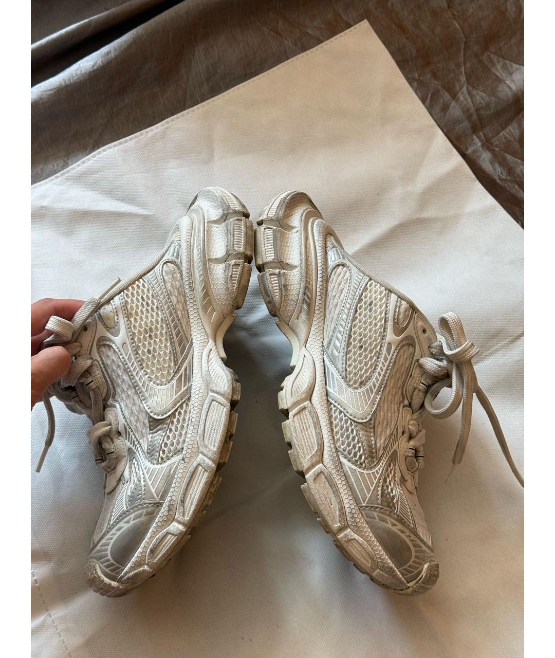 BALENCIAGA Серые текстильные мюли, фото 6