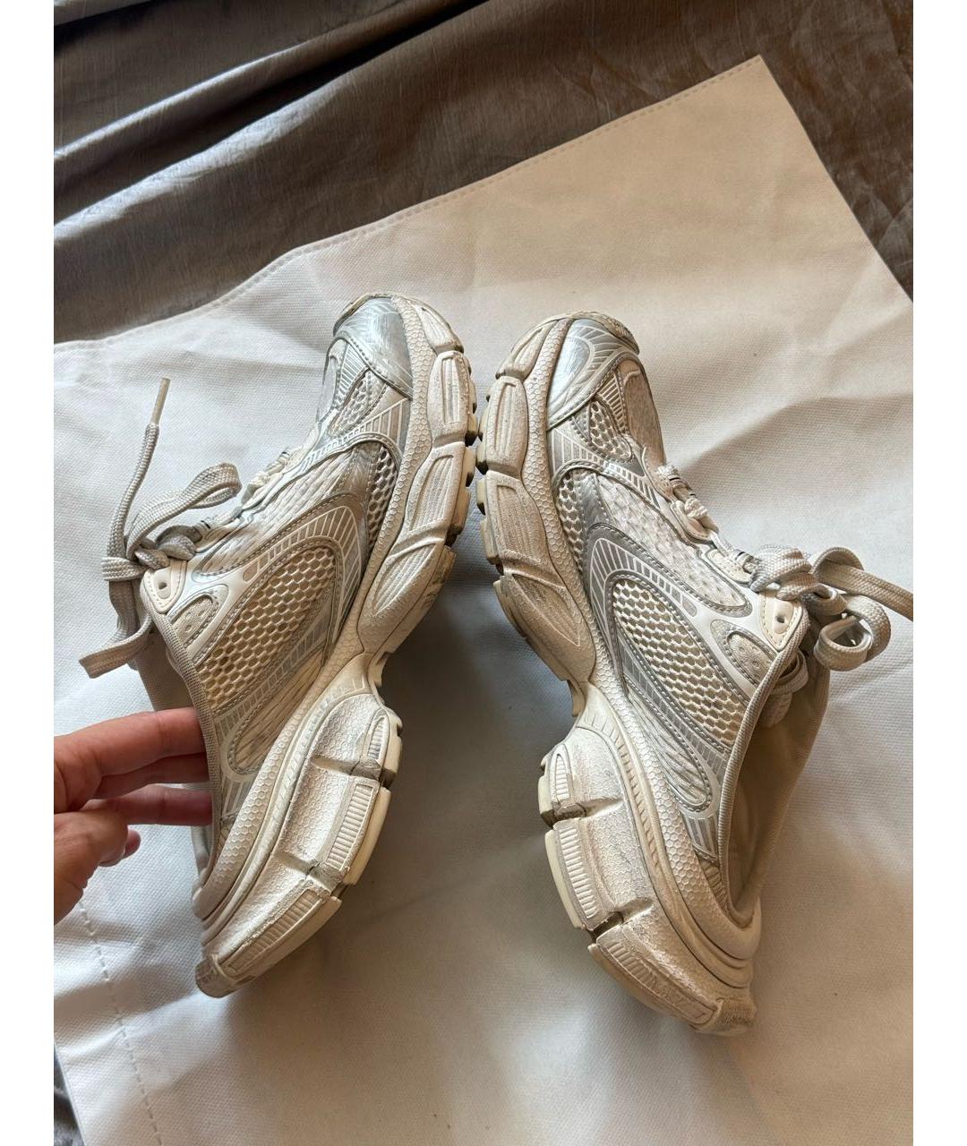 BALENCIAGA Серые текстильные мюли, фото 5