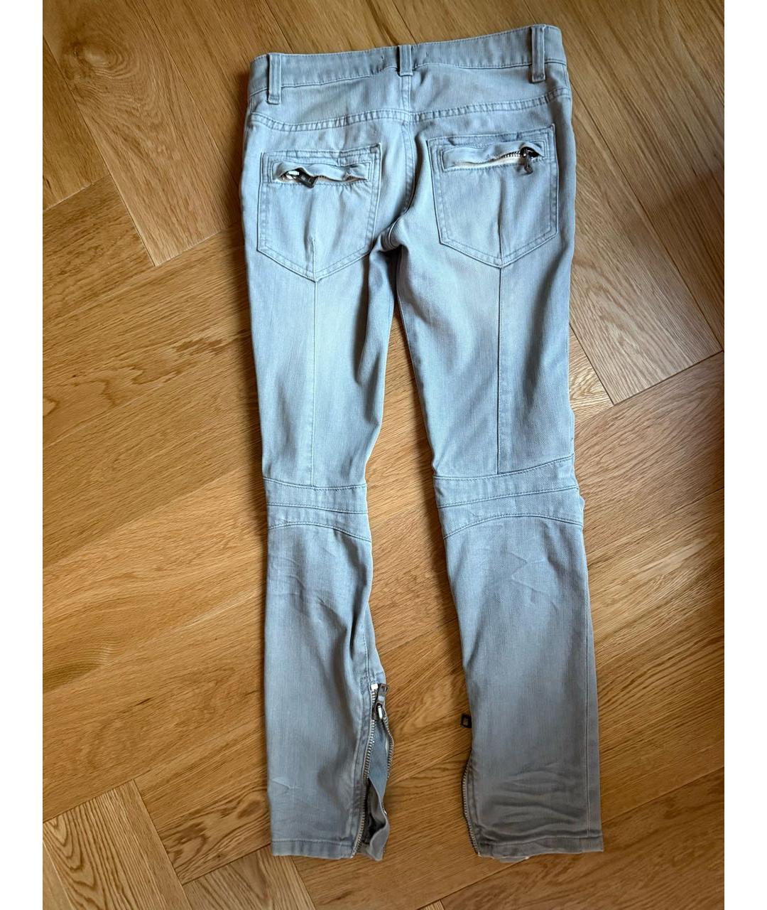 BALMAIN Серые джинсы слим, фото 2