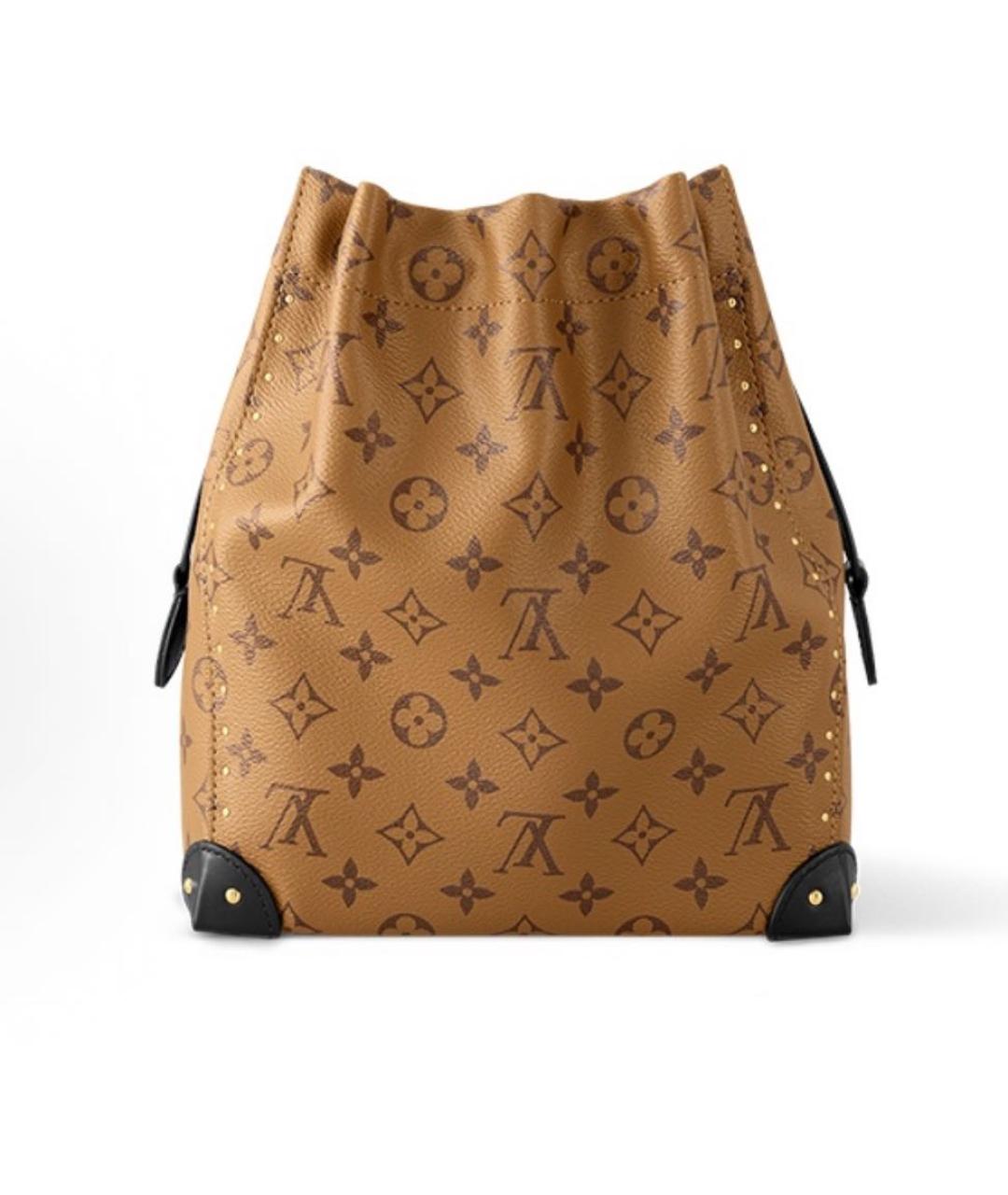 LOUIS VUITTON Коричневая сумка тоут, фото 3