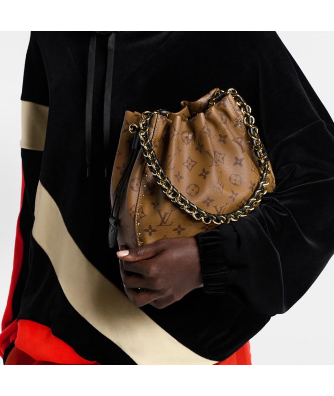 LOUIS VUITTON Коричневая сумка тоут, фото 6