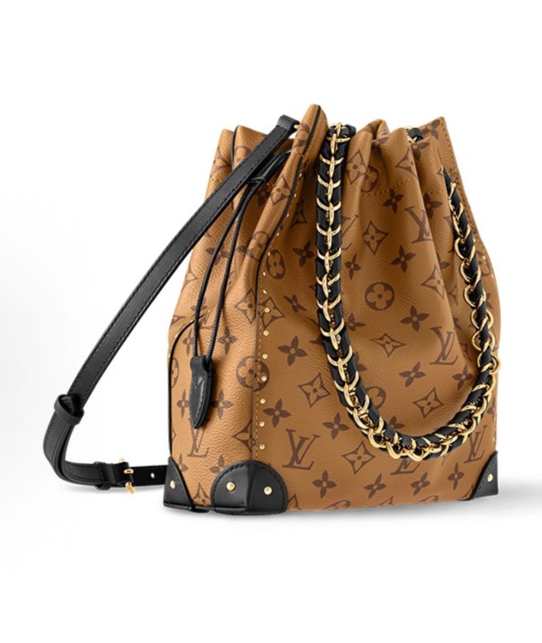 LOUIS VUITTON Коричневая сумка тоут, фото 2