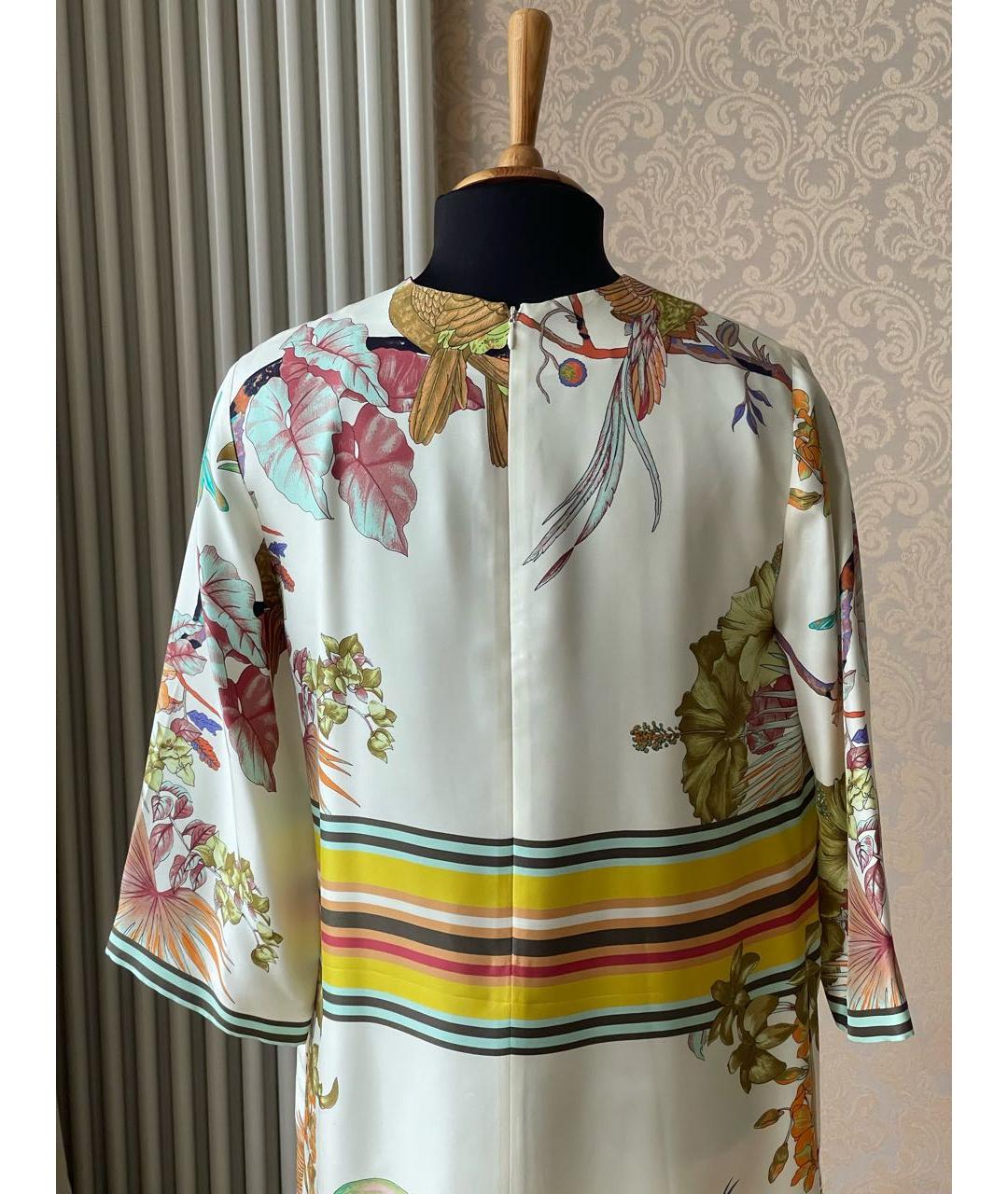 ETRO Мульти шелковое повседневное платье, фото 2
