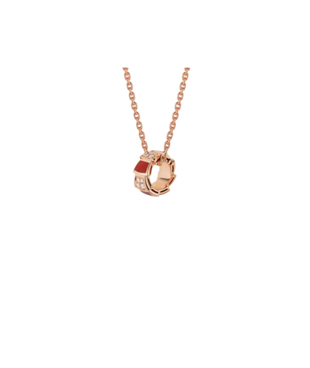 BVLGARI Золотое колье из розового золота, фото 6