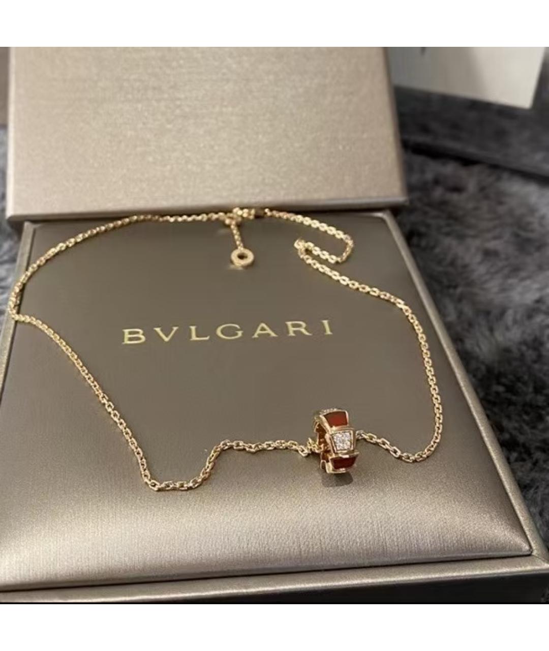 BVLGARI Золотое колье из розового золота, фото 2