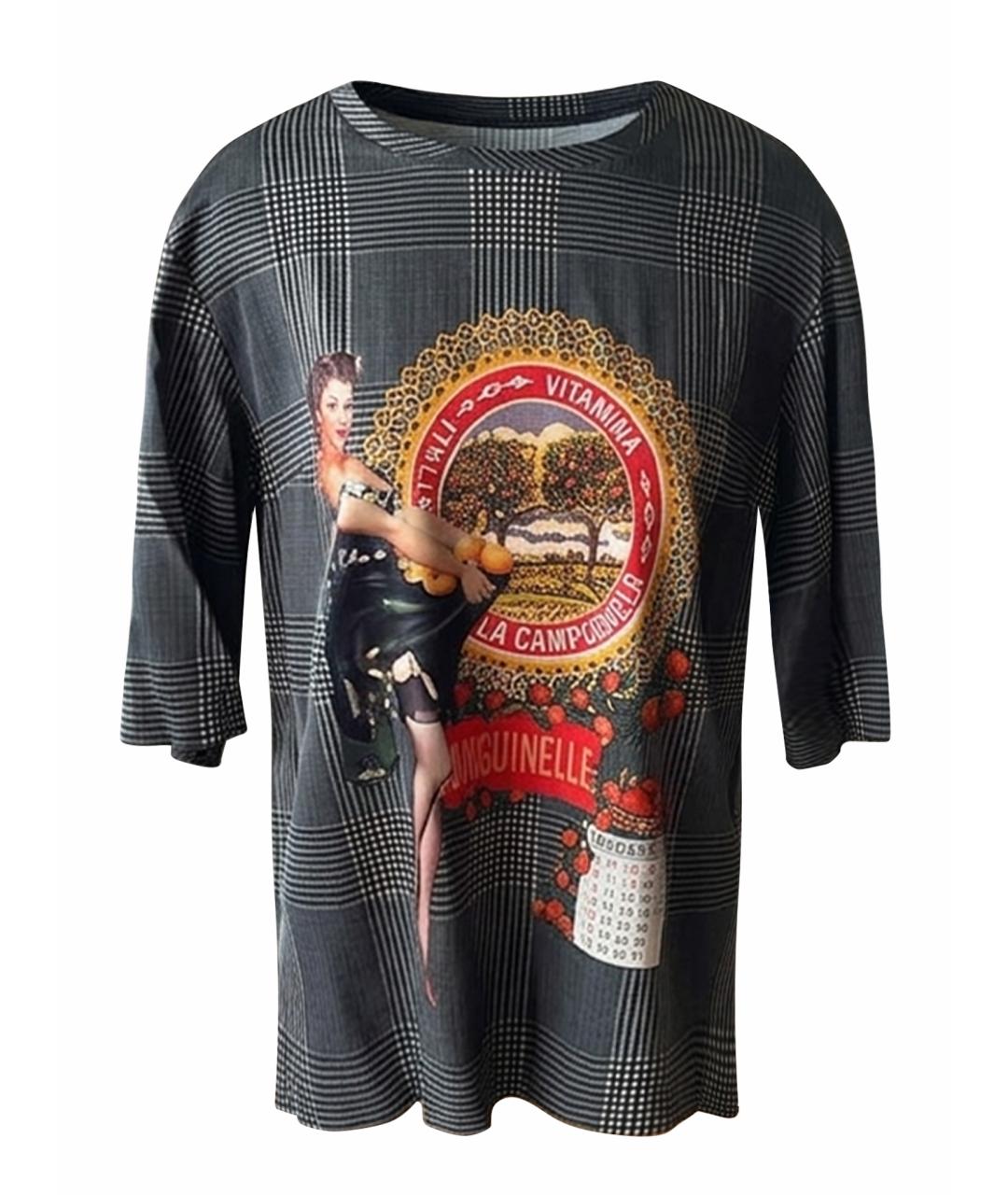 DOLCE&GABBANA Мульти вискозная футболка, фото 1
