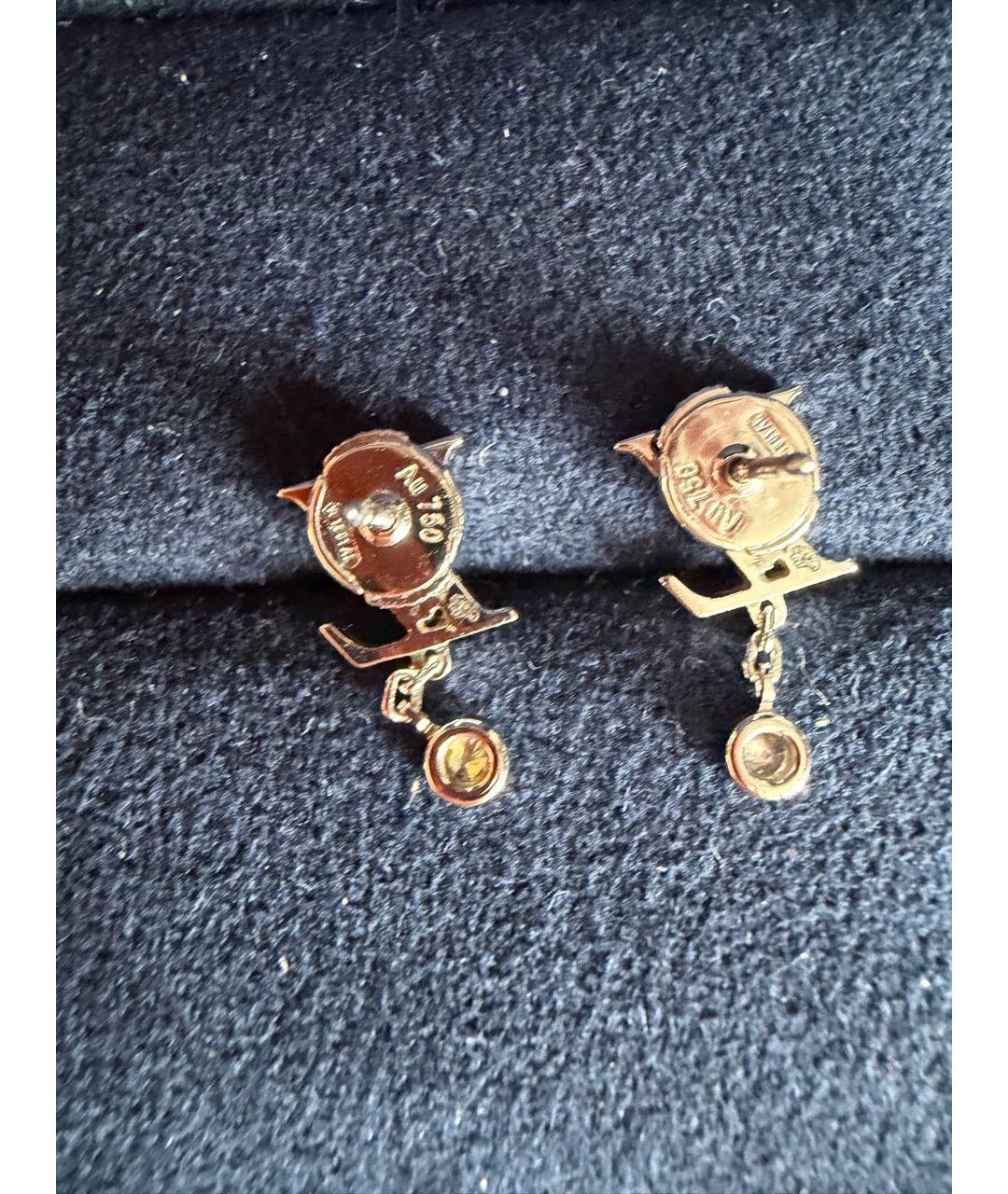 LOUIS VUITTON Белые серьги из белого золота, фото 3