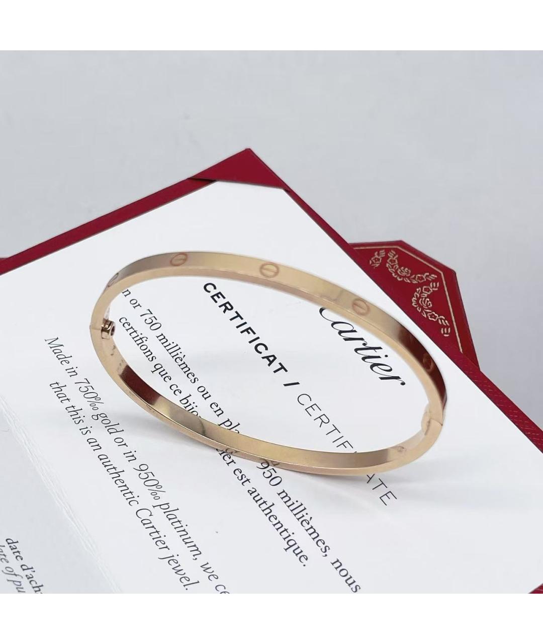 CARTIER Золотой браслет, фото 4