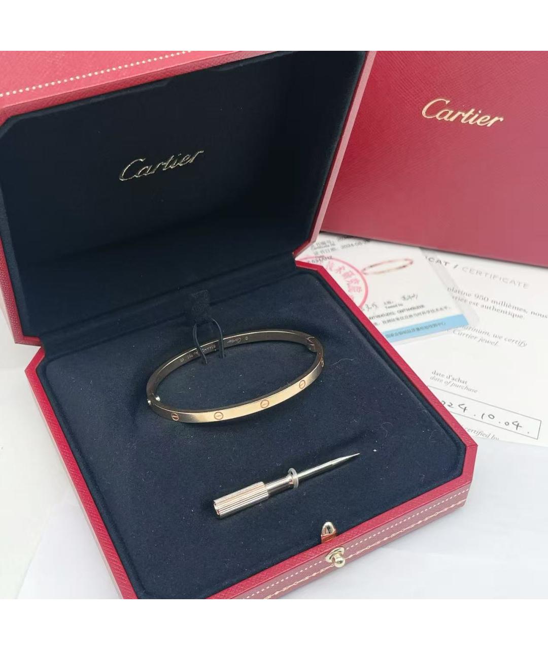 CARTIER Золотой браслет, фото 2