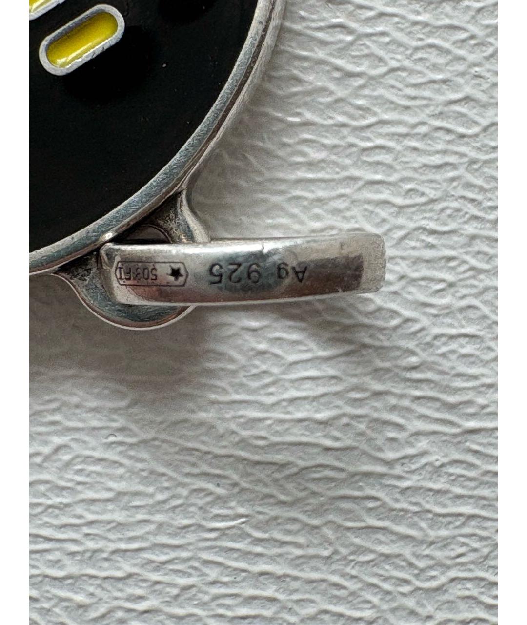 GUCCI Черное серебряное колье, фото 4