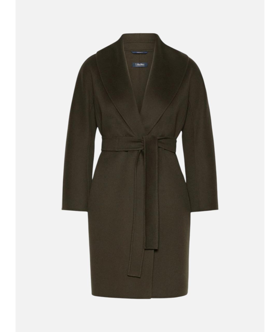 'S MAX MARA Зеленое шерстяное пальто, фото 1