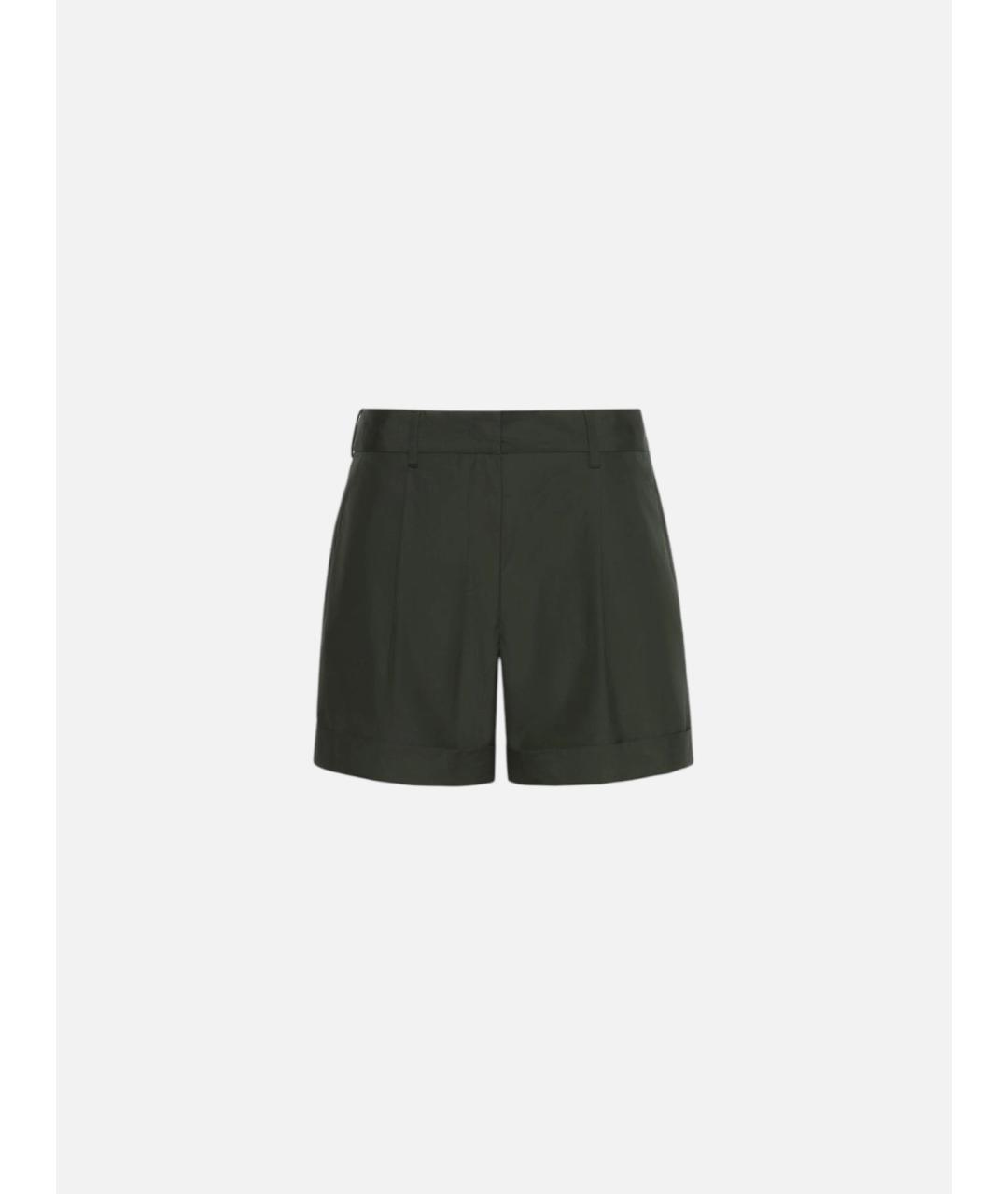 'S MAX MARA Зеленые хлопковые шорты, фото 1