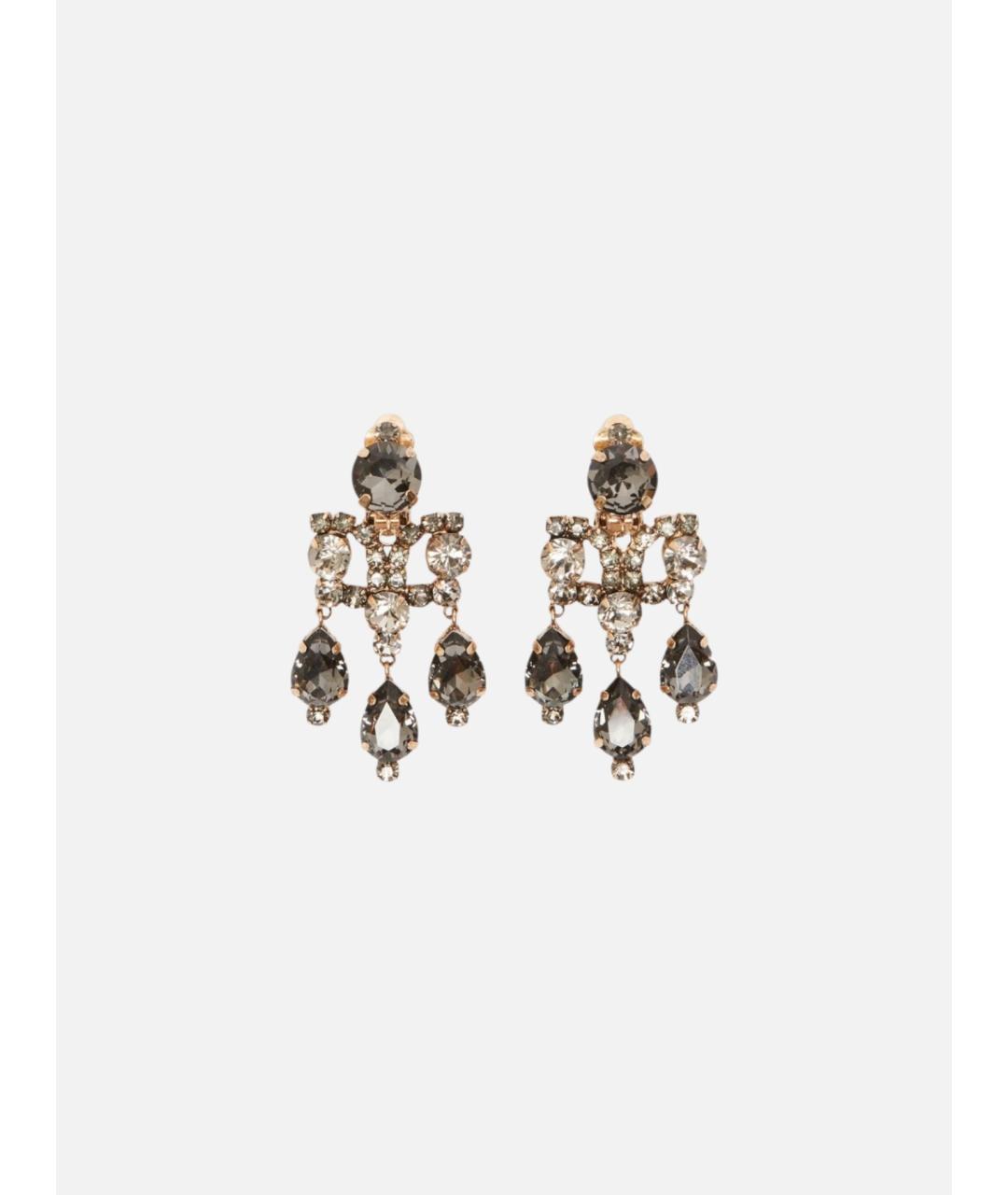 'S MAX MARA Серые металлические серьги, фото 1