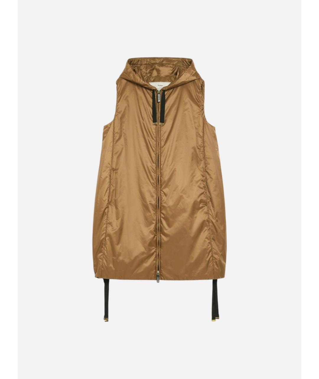 'S MAX MARA Бежевый полиэстеровый жилет, фото 1
