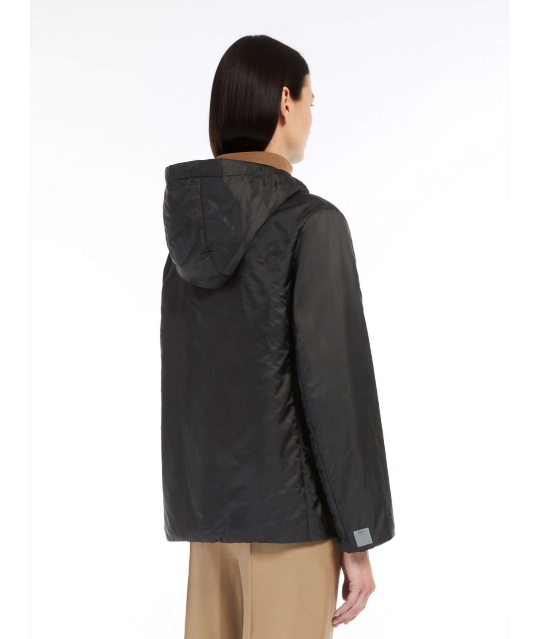 'S MAX MARA Черная полиэстеровая куртка, фото 4