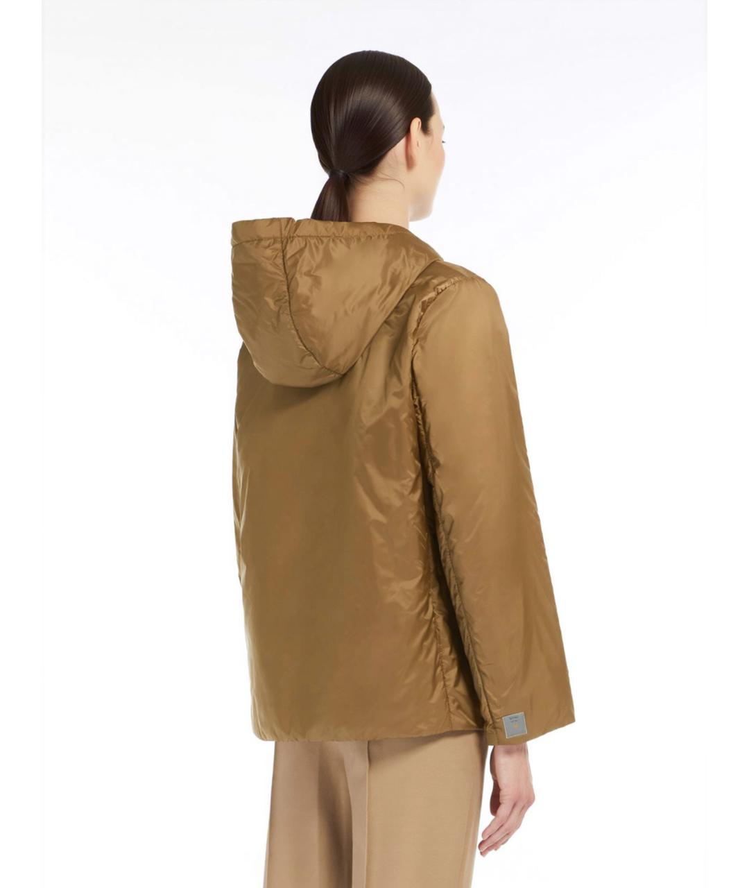 'S MAX MARA Бежевая полиэстеровая куртка, фото 4